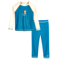 Playshoes zwempak lange mouw 2-delig Jungle Petrol-86-92