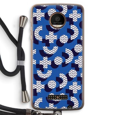 8-bit N°5: Motorola Moto Z Force Transparant Hoesje met koord