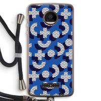 8-bit N°5: Motorola Moto Z Force Transparant Hoesje met koord