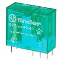 Finder 40.61.6.012.4000 Printrelais 12 V/AC, 12 V/DC 16 A 1x wisselcontact 1 stuk(s)