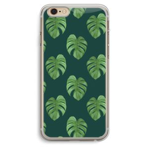 Monstera leaves: iPhone 6 Plus / 6S Plus Transparant Hoesje