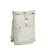 New Rebels William Baltimore Beige 13L Rolltop Rugzak Waterafstotend Laptop 14"