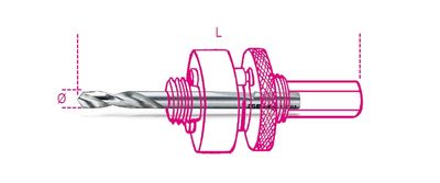 Beta Centreerboren voor houders 450AL/2 HSS 450PA/2 - 004500253