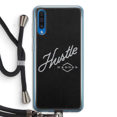 Hustle: Samsung Galaxy A50 Transparant Hoesje met koord