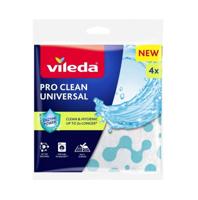 Universele doek met enzymen Vileda Pro Clean 4 stuks.