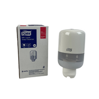 Tork Mini Vloeibare Zeep Dispenser, wit S2, kunststof, Elevation-Line, 1 stuk (561000)