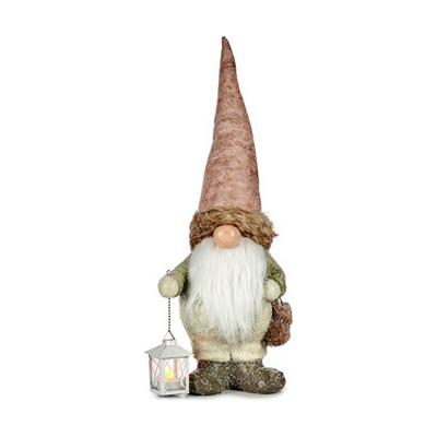 Decoratieve figuren Licht Lykta Elf 17 x 63 x 24,5 cm Roze Wit Groen Hars