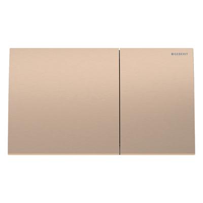 Geberit Drukplaat Sigma 70 Frontbediening 2-toets RVS Roodgoud