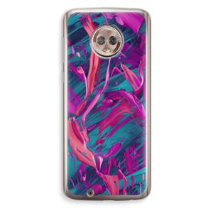 Pink Clouds: Motorola Moto G6 Transparant Hoesje