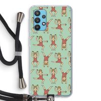 Gymboys: Samsung Galaxy A32 4G Transparant Hoesje met koord