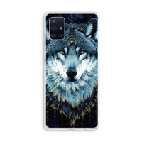 Darkness Wolf: Galaxy A51 4G Transparant Hoesje