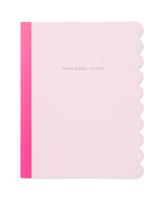 HEMA Schrift 25.5x20cm Lijnen Roze