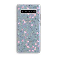 Sierlijke bloemen: Samsung Galaxy S10 5G Transparant Hoesje