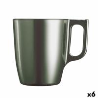 Kopp Luminarc Flashy Groen Glas 250 ml (6 Stuks)