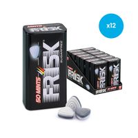 Frisk suikervrije XL mint - blackmint - 50 mintjes - 12 stuks