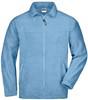 James & Nicholson JN044 Full-Zip Fleece - Light-Blue - 4XL