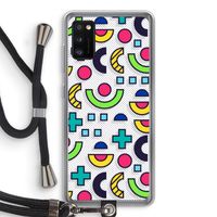 8-bit N°6: Samsung Galaxy A41 Transparant Hoesje met koord