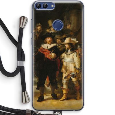 De Nachtwacht: Huawei P Smart (2018) Transparant Hoesje met koord