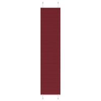 Pliss rolgordijn 45x200 cm stofbreedte 44,4 cm bordeauxrood