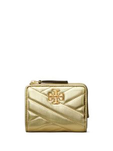 Tory Burch portefeuille pliant Kira Chevron Métallisé