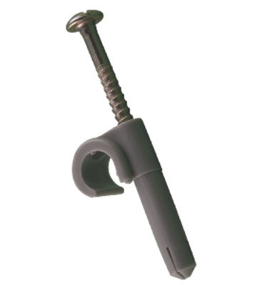 Mepac plugclip schroef 8/10mm grijs