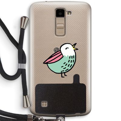 Birdy: LG K10 (2016) Transparant Hoesje met koord