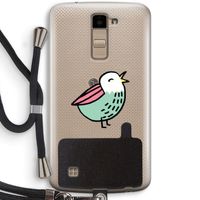 Birdy: LG K10 (2016) Transparant Hoesje met koord