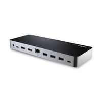 StarTech.com MST30C2HHPDU USB 3.0 (3.1 Gen 1) Type-C Zwart, Zilver notebook dock & poortreplicator - thumbnail
