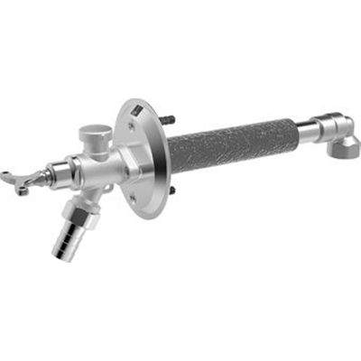 Hansa vortsvrije kraan met keerklep 45cm inkortbaar chroom 69509101