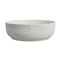 Schaal jazz d28cm zijdewit