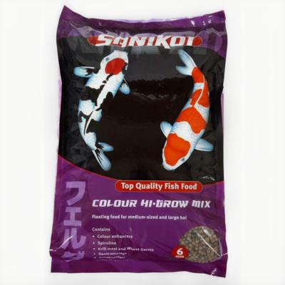 Sanikoi Colour Hi-Grow Mix 6mm - Hoogwaardig Vijvervisvoer voor Groei & Kleur, 10L