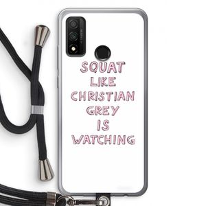 Christian Grey: Huawei P Smart (2020) Transparant Hoesje met koord