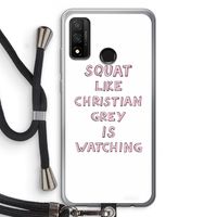 Christian Grey: Huawei P Smart (2020) Transparant Hoesje met koord