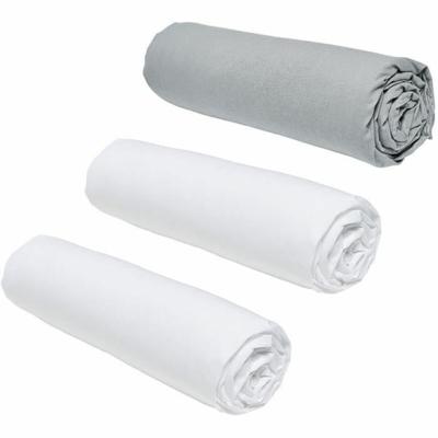 Onderlaken TODAY Essential 3 Stuks Grijs 140 x 190 cm