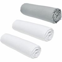 Onderlaken TODAY Essential 3 Stuks Grijs 140 x 190 cm