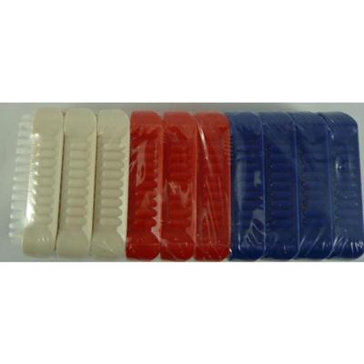 Nagelborstel kunststof rood pak a 10st