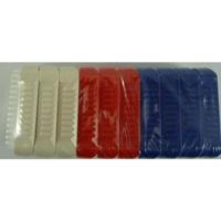 Nagelborstel kunststof rood pak a 10st