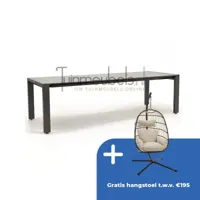 Tuintafel Rialto MRG Aluminium 262/329,5x100x75cm SUNS