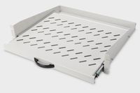 Digitus DN-19-TRAY-2-450 19 inch Apparaatbodem voor patchkast 2 HE Geschikt voor kastdiepte: vanaf 450 mm Grijs, Grijs-wit (RAL 7035) - thumbnail