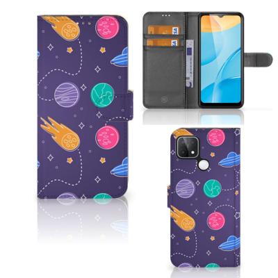 OPPO A15 | Wallet Case | met Pasjes | Space