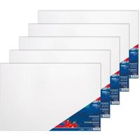 Toppoint Canvas schildersdoek - 5x - 40 x 60 cm - schilderen - doeken op frame