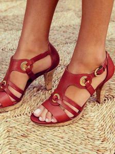Summer Pu Slide Sandals