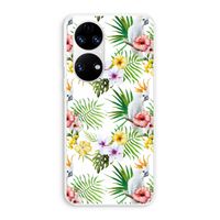 Gele kuif: Huawei P50 Transparant Hoesje Gele kuif: Huawei P50 Transparant Hoesje
