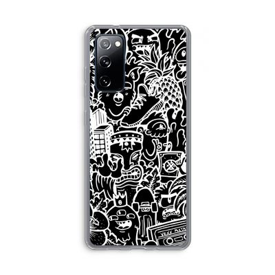 Vexx Black Mixtape: Samsung Galaxy S20 FE / S20 FE 5G Transparant Hoesje