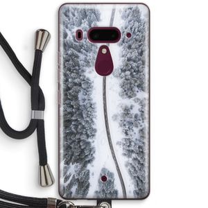 Snøfall: HTC U12+ Transparant Hoesje met koord