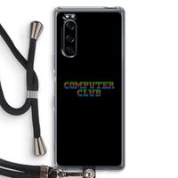 Retro: Sony Xperia 5 Transparant Hoesje met koord