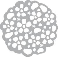 Vaessen Creative • mask stencil 15x15cm flower