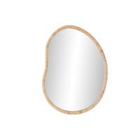 Wandspiegel Home ESPRIT Natuurlijk Kristal Rotan Scandi 78 x 4,5 x 107,5 cm