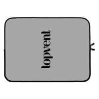 Topvent Grijs Zwart: Laptop sleeve 15 inch