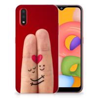 Samsung Galaxy A01 | Sillicone Back Cover | Liefde - Origineel Romantisch Cadeau